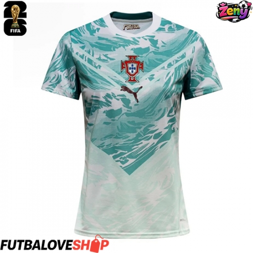 Dres Portugalsko Preč pre Ženy MS 2026 Krátky Rukáv